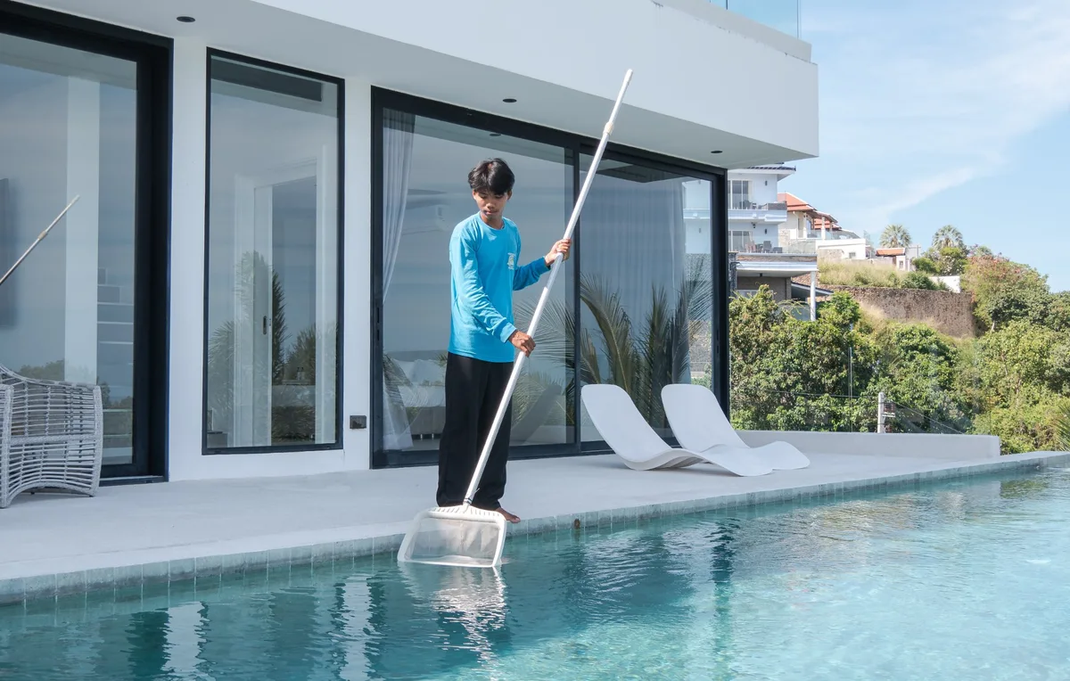 Mary Stone pool maintenance Koh Samui